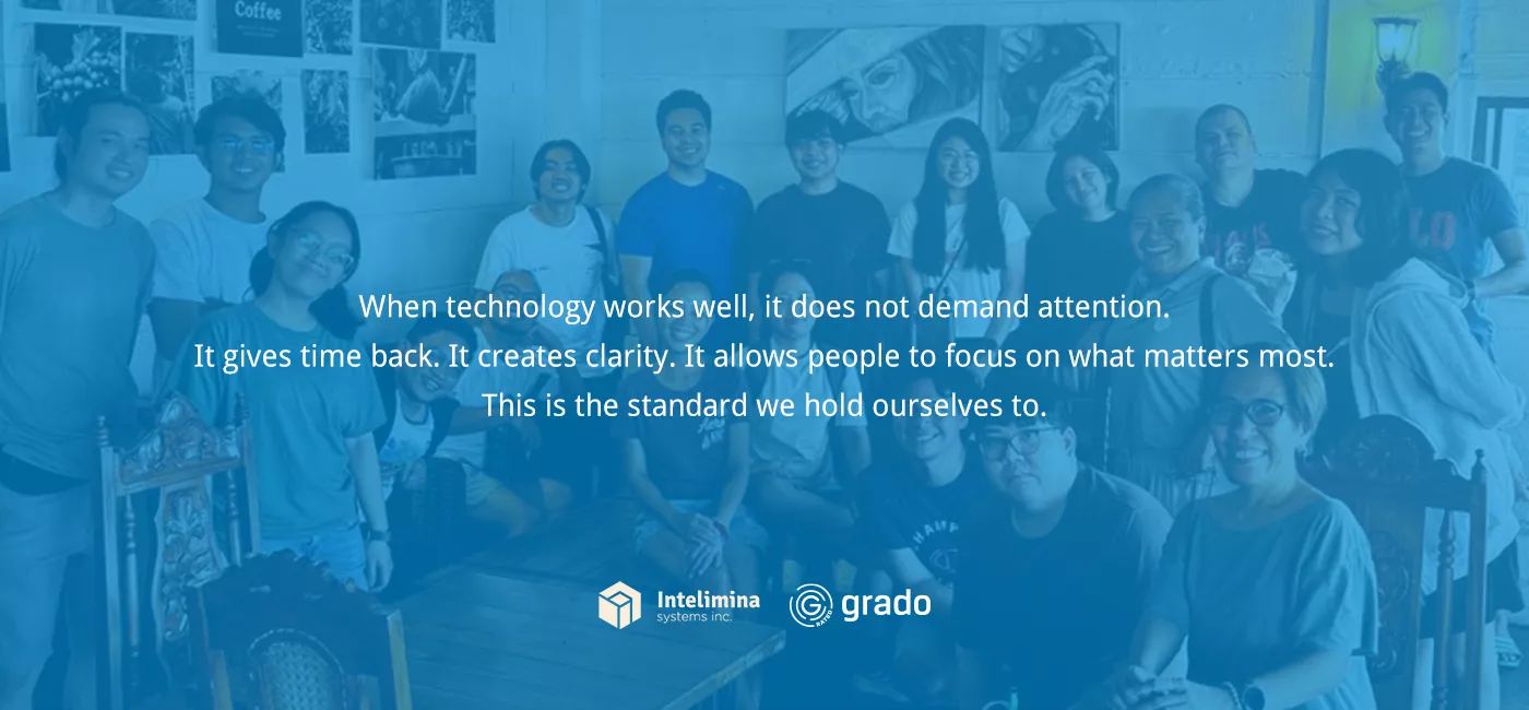 When technology works well, it does not demand attention.